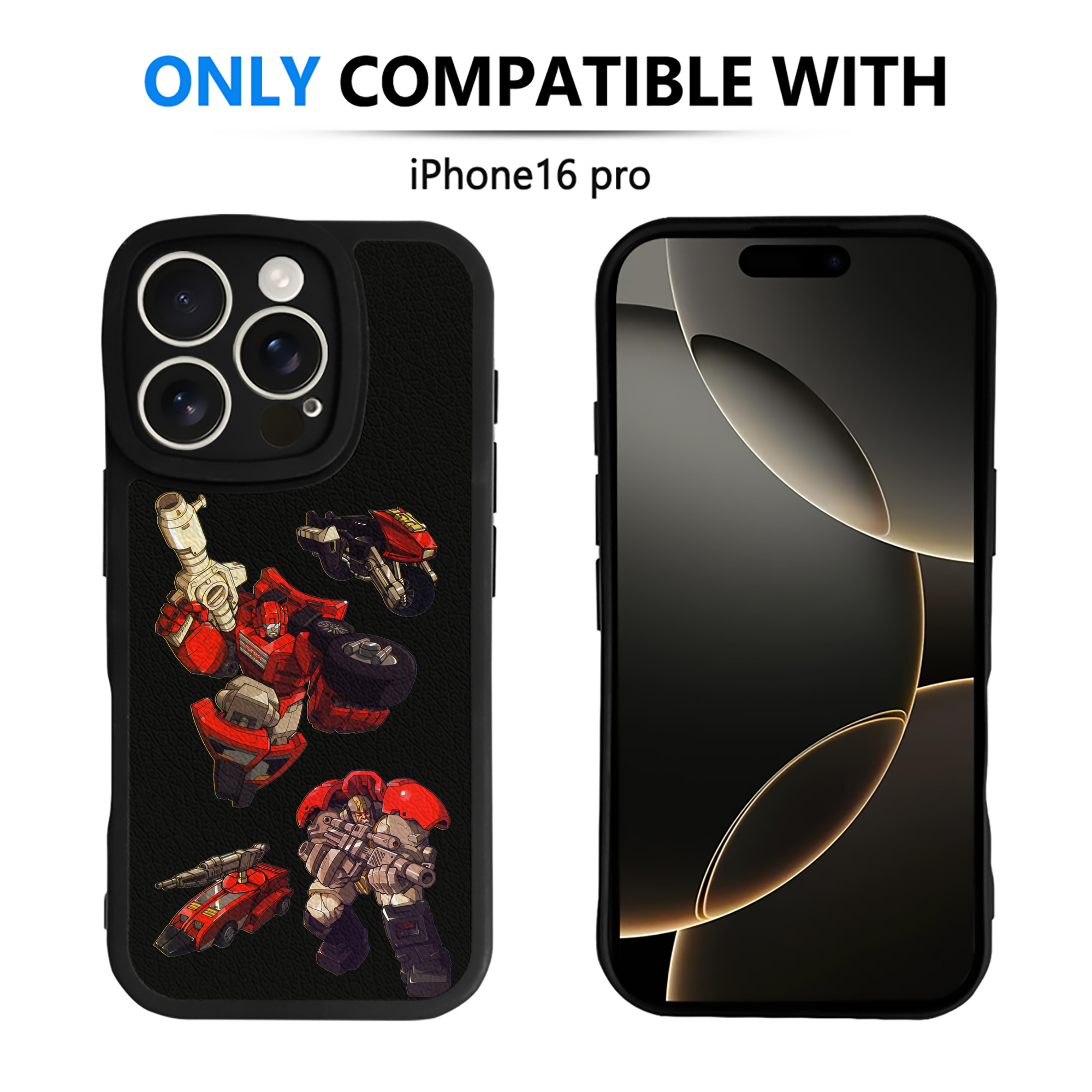 （画像用）  【iPhone 16シリーズ対応】シリコンスマホケース（レザー調） 材質：シリコン